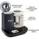 Beaba 芘亞芭 Babycook® Smart 6合1智能 嬰兒蒸煮攪拌輔食機 (炭灰色)